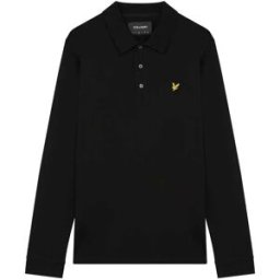 Lyle & Scott Polo à Manches Longues Lp400vog Jet Black M Homme