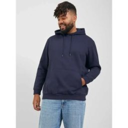 Jack & Jones Sweat à Capuche Bradley Plus Size Navy Blazer 2XL Homme
