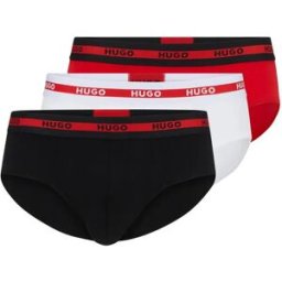 Hugo Slips Planet 10249742 01 3 Unités Bright Red M Homme