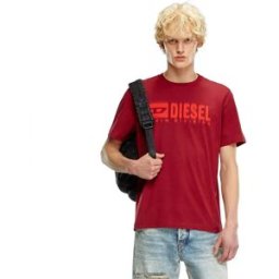 Diesel T-shirt à Manches Courtes T Adjust Q7 Biking Red S Homme
