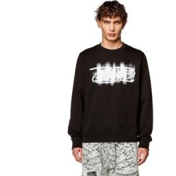 Diesel Sweat-shirt Ginn N Black Black Black M Homme