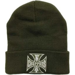 West Coast Choppers Bonnet Og Roll-up Olive Green One Size unisex