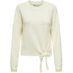 Only Pull Misty Cloud Dancer / Detail Sharp Green L Femme