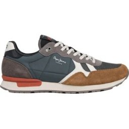 Pepe Jeans Baskets Brit Essence Cognac Brown EU 40 Homme