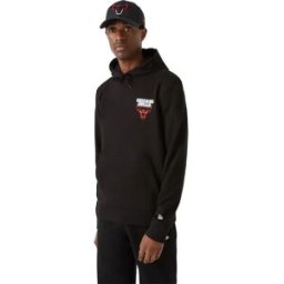 New Era Sweat à Capuche Nba Neon Chicago Bulls Black L Homme