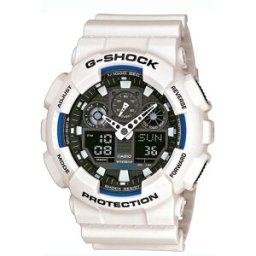 Casio Montre G-shock Ga-100b White One Size Homme