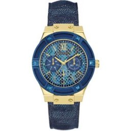 Guess Montre Pour Femme Ladies Jet Setter Blue One Size Femme