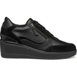 Geox Baskets Sans Lacets Ilde Black EU 37 Femme