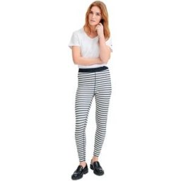 Redgreen Leggings Macha Off White Stripe M Femme