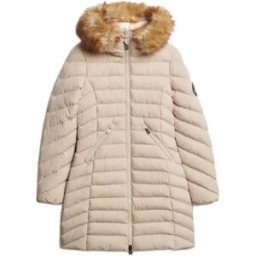 Superdry Veste Fuji Mid Chateau Grey L Femme