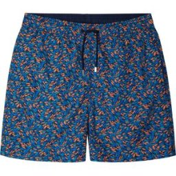 Hackett Short De Bain Abstract Waves Navy Blazer L Homme