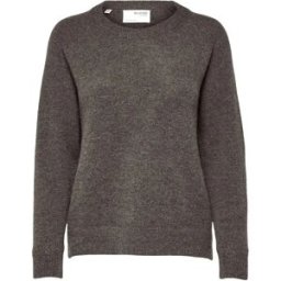 Selected Pull Lulu Medium Grey Melange XL Femme