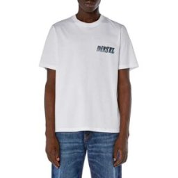 Diesel T-shirt à Manches Courtes T Adjust K12 Bright White S Homme