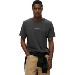 Superdry T-shirt à Manches Courtes Micro Logo Washed Black M Homme