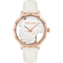 Police Montre Pour Femme Pl16041msr-01 White One Size Femme