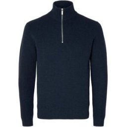 Selected Pull à Demi-zip Dane Sky Captain 2XL Homme