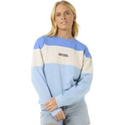 Rip Curl Sweat-shirt Las Dalias Colourblock Oatmeal Marle 2XS Femme
