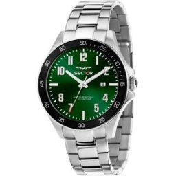 Sector Montre 230 43 Mm 3h Silver / Green One Size Homme