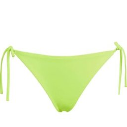 Calvin Klein Bas De Bikini Cheeky String Safety Yellow L Femme
