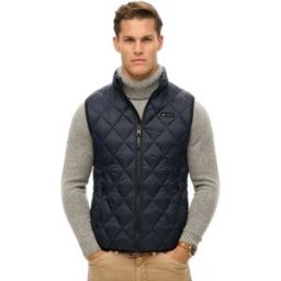 Superdry Gilet Diamond Quilt Fuji Lite Eclipse Navy XL Homme