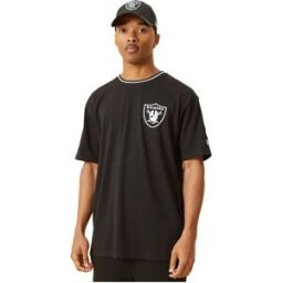 New Era T-shirt à Manches Courtes Essential Graphic Oversize Las Vegas Raiders Black S Homme