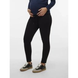Vero Moda Pantalon Eva Loose String Maternity Black S Femme