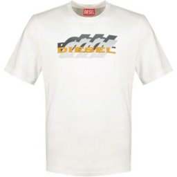 Diesel T-shirt à Manches Courtes T Adjust K5 Bright White S Homme