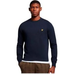 Lyle & Scott Pull Kn821v Navy Blue S Homme