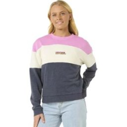 Rip Curl Sweat-shirt Las Dalias Colourblock Navy S Femme