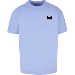 Mc Clothes T-shirt à Manches Courtes Halloween Cat Viola Blue M Homme
