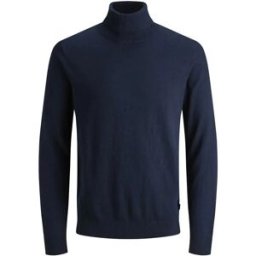 Jack & Jones Pull Emil Knit Roll Neck Navy Blazer XL Homme