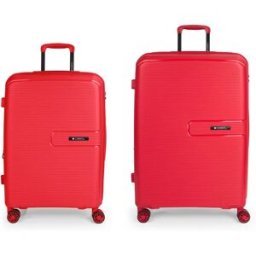 Gabol Valise à Roulettes Steady Spinner Expandable 157l 2 Unités Red One Size unisex