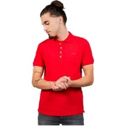 Diesel Polo à Manches Courtes Heal Hd Red M Homme