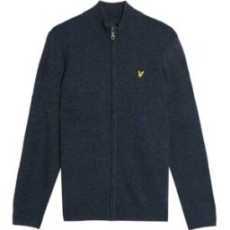 Lyle & Scott Sweat-shirt Zippé Kn2102vc Dark Navy Marl 2XL Homme