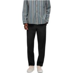 Selected Pantalon 196 Robert String Straight Fit Black L Homme