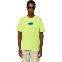 Diesel T-shirt à Manches Courtes Just N4 Acid Lime L Homme