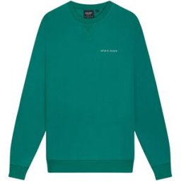 Lyle & Scott Sweat-shirt Loopback Embroidered Court Green S Homme