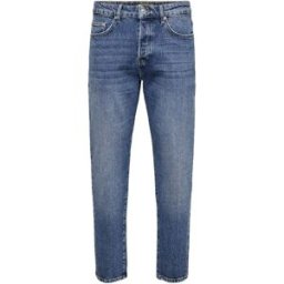 Only & Sons Jean Yoke Mb 9360 Dot Tapered Fit Medium Blue Denim 31 Homme