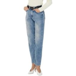 Only Jean Veneda Life Mom Rea7453 Light Blue Denim XS Femme