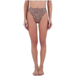Hurley Bas De Bikini Max Leopard Moderate Tab Side Brown Sugar L Femme