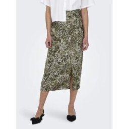 Only Jupe Midi Willow Kalamata / Aop Artisan Safari Marbles S Femme