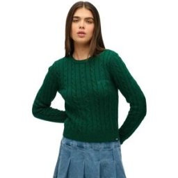 Superdry Pull Essentials Slim Fit Sharp Green XS Femme
