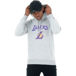 New Era Sweat à Capuche Nba Regular Los Angeles Lakers Grey Med M Homme