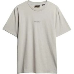 Superdry T-shirt à Manches Courtes Micro Logo Vapor Grey L Homme