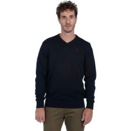 The Time Of Bocha Pull à Col En V Qi1jpico Navy 2XL Homme
