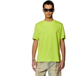 Diesel T-shirt à Manches Courtes Just Micro Acid Lime L Homme