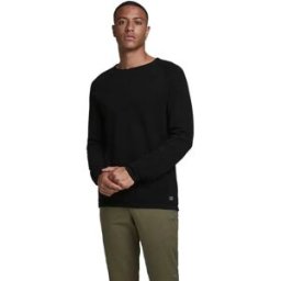 Jack & Jones Pull Hill Black XS Homme