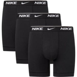 Nike Boxers Eday Brief 3 Unités Black / Volt S Homme
