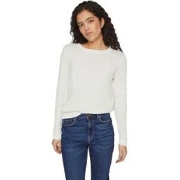 Vila Pull Dalo White Alyssum S Femme