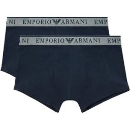 Giorgio Armani Emporio Armani Boxers 111769-4f720 2 Unités Marine / Marine S Homme